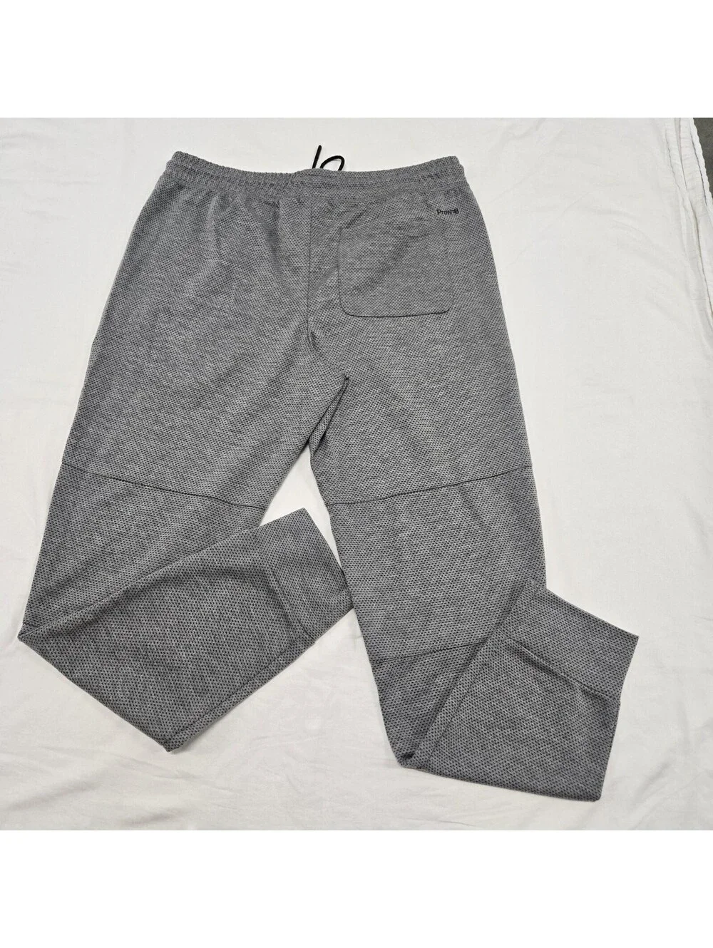 EUC Men's LARGE Spyder Active Pro Web Reflective Jogger Sweatpants Light Grey